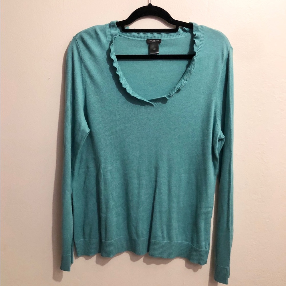 Teal Knit Top